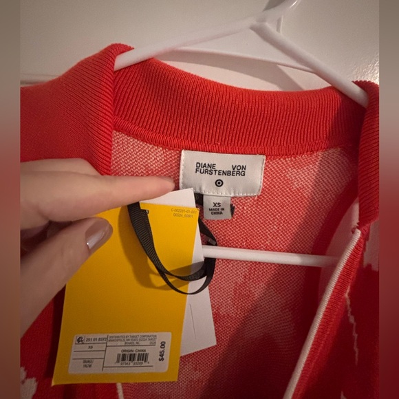 BNWT !! DVF x Target :: Collared Sleeveless Ginkgo Wrap Dress - Picture 5 of 6